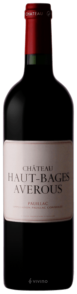 Ch?teau Haut-Bages Averous Pauillac 1986