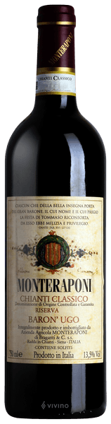 Monteraponi Chianti Classico Riserva Baron Ugo 2012
