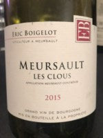 Eric Boigelot Meursault 'Les Clous' 2015
