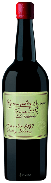 Gonzalez-Byass A?ada Palo Cortado 1987 1991