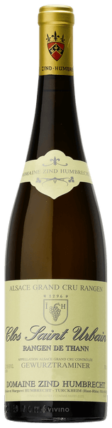 Domaine Zind Humbrecht Gew?rztraminer Alsace Grand Cru Rangen de Thann Clos Saint Urbain 2015