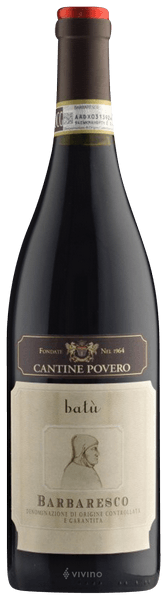 Cantine Povero Bat? Barbaresco 2018