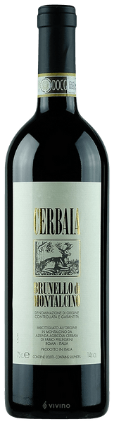 Cerbaia Brunello di Montalcino 2015