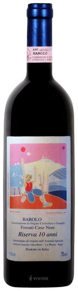 Roberto Voerzio Fossati Case Nere Barolo Riserva 10 Anni 2010