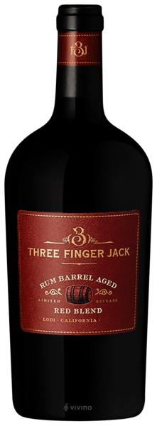 Delicato Three Finger Jack Rum Barrel Aged Limited Release Red Blend 2019