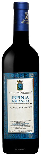 Salvatore Molettieri Cinque Querce Aglianico Irpinia 2018