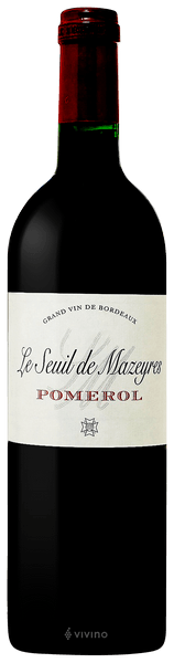 Ch?teau Mazeyres Le Seuil de Mazeyres Pomerol 2019