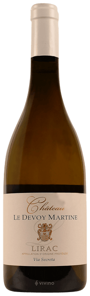 Ch?teau le Devoy Martine Via Secreta Lirac Blanc 2014