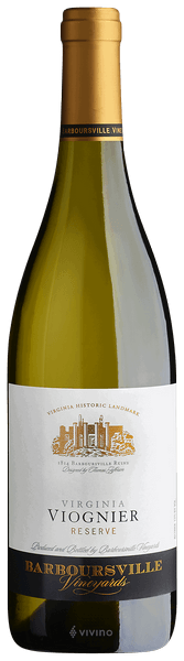 Barboursville Viognier Reserve 2019