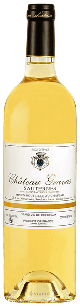 Ch?teau Gravas Sauternes 2018