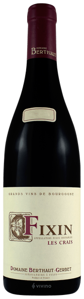 Domaine Berthaut-Gerbet Fixin Les Crais 2018