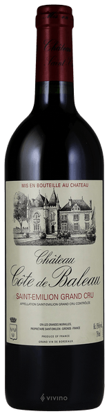 Ch?teau Cote de Baleau Saint-?milion Grand Cru (Grand Cru Class?) 2016