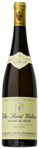 Domaine Zind Humbrecht Riesling Alsace Grand Cru Rangen De Thann Clos Saint Urbain 2018