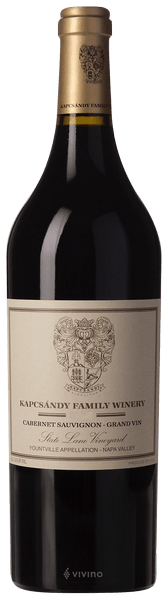 Kapcsandy State Lane Vineyard Cabernet Sauvignon Grand-Vin 2011