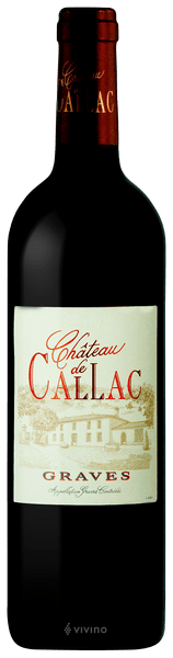 Ch?teau de Callac Graves Rouge 2018