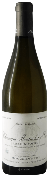 Marc Colin Chassagne-Montrachet 1er Cru Les Chenevottes 2015
