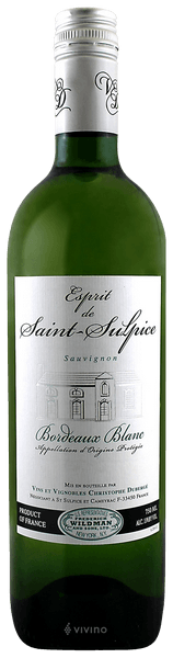 Ch?teau Saint-Sulpice Esprit de Saint-Sulpice Bordeaux Blanc 2020