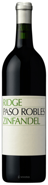 Ridge Vineyards Paso Robles Zinfandel 2017