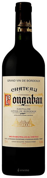 Ch?teau Fongaban Castillon - C?tes de Bordeaux 2018