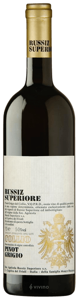 Marco Felluga Russiz Superiore Pinot Grigio Collio 2020