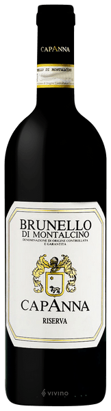Capanna Brunello di Montalcino Riserva 2015