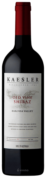 Kaesler Old Vine Shiraz 2012