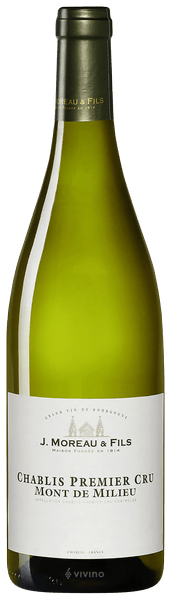 J. Moreau & Fils Chablis 1er Cru 'Mont de Milieu' 2018