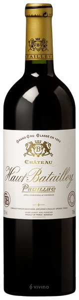 Ch?teau Haut-Batailley Pauillac (Grand Cru Class?) 1996