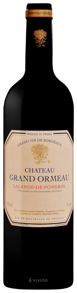 Ch?teau Grand Ormeau Lalande-de-Pomerol 2015