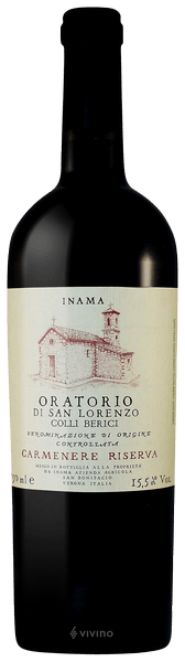 Inama Azienda Agricola Carmenere Riserva Colli Berici Oratorio Di San Lorenzo 2013