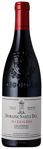 Domaine Santa Duc Gigondas Aux Lieux-Dits 2018