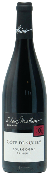 Domaine Alain Mathias C?te de Grisey Bourgogne Epineuil 2016