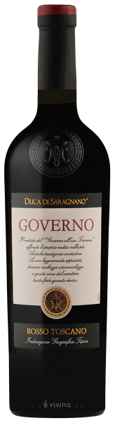 Duca di Saragnano Governo Toscana Rosso 2017