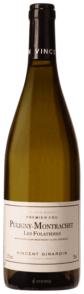Vincent Girardin Puligny-Montrachet 1er Cru 'Les Folati?res' 2016