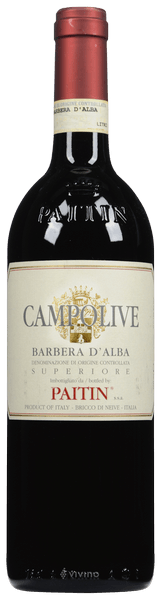 PAITIN Barbera d'Alba Superiore Campolive 2016