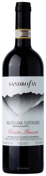 Societ? Agricola Fay Sandro Fay Costa Bassa Valtellina Superiore 2016