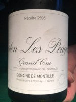 Domaine de Montille Corton Les Pougets Grand Cru 2005