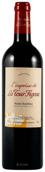 Ch?teau La Tour Figeac L'Esquisse de La Tour Figeac Saint-?milion 2015