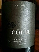 Coria Estates Pinot Noir 2016
