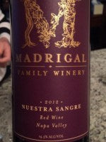 Madrigal Nuestra Sangre Red 2016