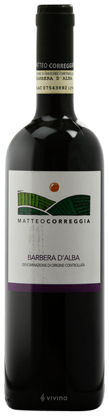 Matteo Correggia Barbera d'Alba 2018