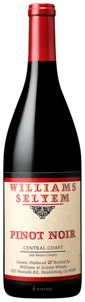 Williams Selyem Central Coast Pinot Noir 2017