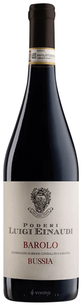 Luigi Einaudi Bussia Barolo 2017