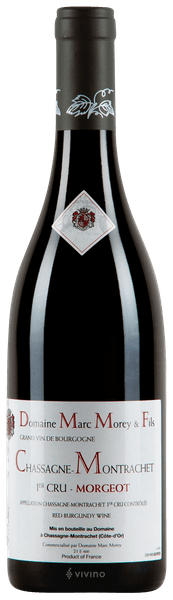 Domaine Marc Morey & Fils Chassagne-Montrachet 1er Cru 'Morgeot' Rouge 2017