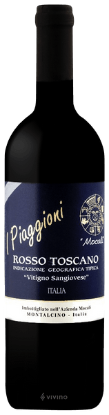 Mocali I Piaggioni Toscano Vitigno Sangiovese 2017