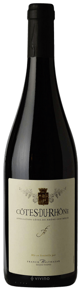 Franck Balthazar C?tes du Rh?ne 2020