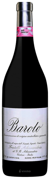 Fratelli Alessandria Barolo 2017