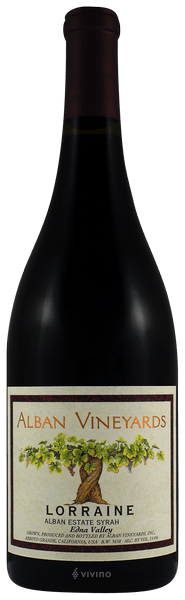 Alban Vineyards Lorraine Estate Syrah 2012