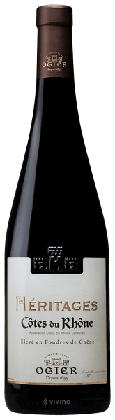Ogier Heritages C?tes du Rh?ne Rouge 2019