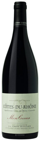 Domaine Jean-Louis Chave C?tes du Rh?ne Selection Mon Coeur 2015